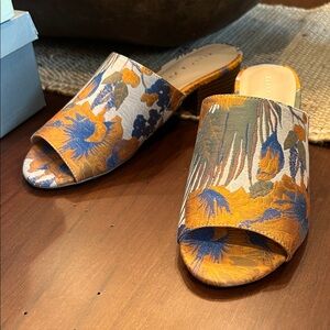 Kelly & Katie Multicolor Floral Mules